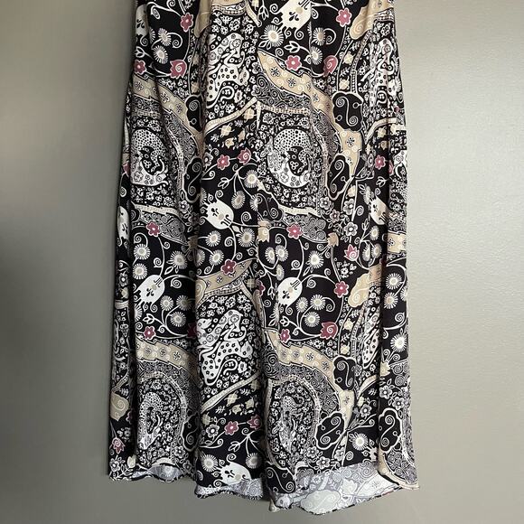 ISABEL MARANT ETOILE Coraline Printed Ruffle Midi Dress Size XS‎ Quilted Flutter - Picture 15 of 16